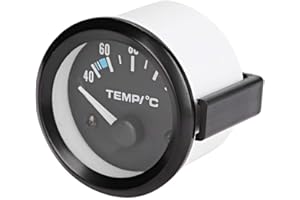 SUUONEE Medidor de temperatura del agua con LED, sensor para coche digital LED universal, 52 mm