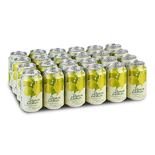 Damm Lemon Cerveza con limón -Pack de 24 x 330 ml - Total: 7920 ml