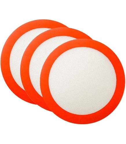 IMIKEYA Set Da 4 Tappetini In Silicone Per Microonde - Antiscivolo E Riutilizzabili, Ideali Per Cucina E Tavolo - 7