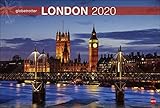 London Globetrotter. Wandkalender 2020. Monatskalendarium. Spiralbindung. Format 58 x 39 cm by