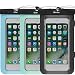 Produktbild ibarbe 3 Pack wasserdicht Fall Herrenohrringe, Universal Handy TPU Dry Bag für iPhone 7 7 Plus 6S 6/6S Plus 5/S/SE 5 C Samsung Galaxy Note 5 S8 S8 Plus S 8 S7 S6 Edge S5 etc. zu 14,5 cm, schwarz + blaugrün + Blau