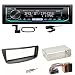 Produktbild JVC KD-DB902BT DAB+ AUX WMA USB WAV 1-DIN FLAC CD Tuner Digitalradio AOA 2.0 Freisprecheinrichtung Autoradio Einbauset Toyota Aygo Citroen C1 Peugeot 107