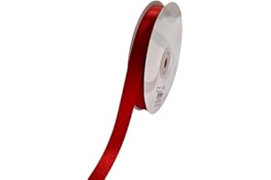 BARATTI Nastro Doppio Raso 15mm X 50 Metri per Artigianato, Natale, Decorazioni, Adatto Per confezionare Regali, Feste di Compleanno, Matrimoni, Bomboniere