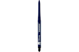 RIMMEL LONDON Rimmel Matita Occhi Automatica Exaggerate, Matita Waterproof a Lunga Tenuta, 230 Blue