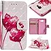 Produktbild xhd-casos von Mobiltelefonen PU Leder Folio Flip Case Wallet Stand Cover 3d Glitter Tapete Design Schutzhülle für Samsung Galaxy A3 2016 A310