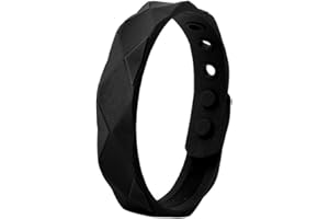 Power Ionics Rosso Braccialetti in Silicone Braccialetti Cool per Uomini Sacchetto Regalo Gioielli 24 cm 5 fori regolabili si adatta a polsi da 15 a 23 cm