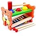 Produktbild cooshional Hammerbank Xylophon und Hammerspiel Musiktaste Selecta Battino Süßer Tigermuster Baby Kinder Jungen Mädchen