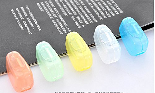 EQLEF® 5 Stück der bewegliche Spielraum-Zahnbürste-Kopf-Abdeckung Schutzkappen - 2