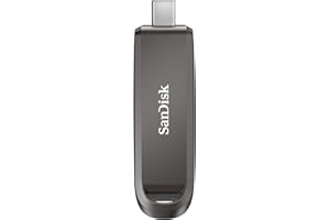 SANDISK Extreme PRO USB Type-C-Flash-Laufwerk 2 TB (High-Performance, Lesegeschwindigkeiten bis zu 1.000 MB/s, Schreibgeschwindigkeiten bis zu 900 MB/s, RescuePRO Deluxe-Software)