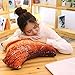 Produktbild Mjia pillow Plüschkissen,3D Schweinebauch Kissen Gewichtsverlust Kissen niedlich lustige Geburtstagsgeschenk,rot,40cm (0.2kg)