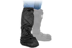Mybow Walking Boot Cover, Orthopedic Boot for Broken Foot Injuries Cast Cover, Tall Medical Walking Boots Cover, Outdoor Cast Protector, Surgical Recovery Air Walker Accessories (Black)