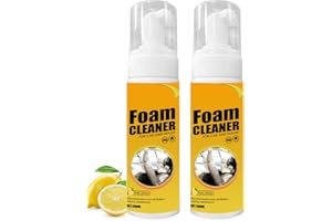 EClare 2×150ml Multi-purpose Car Foam Cleaner, No Flushing Upholstery Cleaner, Multifunctional Foam Cleaner for Car and House
