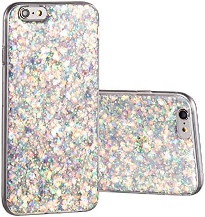 Case for iPhone6 6S (4.7 inch) , ZOEVIEW Ultra-Thin Soft TPU Silicone Fit Protector Cover for iPhone 6S 6 Flash Powder Light Purple