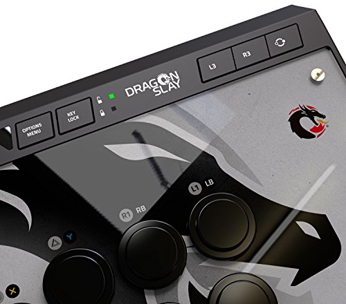 DRAGON SLAY Universal Arcade Fight Stick Controlador - 8 Bot  n Compatible con PS4  Xbox One  PC