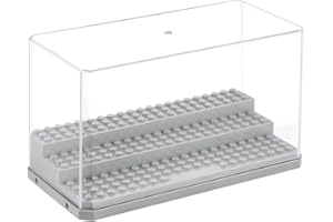 Lassuzie Vitrine en Acrylique Perspex pour Mini Figurines, Vitrine pour Collection, pour Figurines, Objets de Collection, Rangement À La Maison, Protection Anti-Poussière