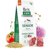 Brit Care Senior, Yaşlı K&ouml;pekler İ&ccedil;in, Tek Proteinli, Hipoalerjenik, Kuzu Etli Kuru Mama, 12 kg