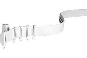 Gardinia Binari per Tende Flexline, incl. Accessori, Lunghezza 350 cm, Altezza Binario 29 mm, Plastica, Bianco