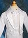 Dressy Daisy Baby Boys' 5 Pcs Set Formal Tuxedo Suit With Tail Baptism Christening Outfit Pageboy Suits Size 9-12 Months White