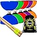 Produktbild CAROUSEL Diabolo Freiläufer mit kugellager Dreifache Lagerung Set mit Diablo Holzhandstäbe und Diaboloschnur + Diabolos Reisetasche! (Grun Diabolo + Holzhandstäbe)