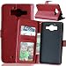 Produktbild Nancen Nokia Microsoft Lumia 950 Lederhülle Neu Style Acht Farbe Weich PU Flip Case Ledertasche / Schutz Etui, Einfach Vintage Kollektion Karten Slot Foto Wallet Hülle Handy Tasche Zubehör