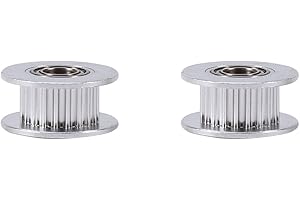 Oumefar GT2 6mm poulie alésage de distribution de type H 20 dents roue synchrone en alliage d'aluminium poulie de largeur Poulie de courroie pour imprimante 3D