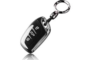 XMSCN Funda de TPU para llave electrónica para MG ZS GT GS 350 360 750 W5 MG3 MG5 MG6 MG7 para Roewe RX3 RX8 ERX5 RX5 I6 I5, accesorio con llavero, protección de llave inteligente, funda para auto