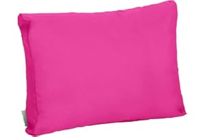 Gardenista Garden Seat Or Back Cushions For Pallet Furniture | For Standard Euro Pallet | Water Resistant Pallet Seating Cushion | Outdoor Wood Furniture Sofa Pillow | Comfy Durable | 1 Piece (Pink)