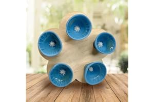 HARDINOX Colorful Bee Insect Drinking Cup, Bee Insect Drinking Cup, Bee Cups, Thirsty Pollinators Need a Drink, Bees Need Safe Places to Drink! Bee Cups Collect a Teaspoon Of Water (Blue)
