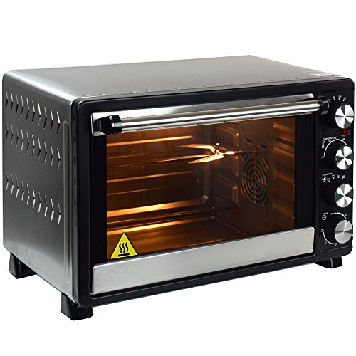 Syntrox Germany 30 Liter Mini Stand Backofen mit Umluft und Drehspieß Miniofen Minibackofen Pizzaofen - 8