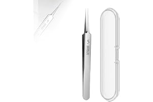 Biglumin pinzette - Scheggia a Punta Pinzette Punti neri rimozione Pinzetta sopracciglia professionale Pinzette Tecniche Fine Acne Brufoli Comedones Macchie o Rimozion.
