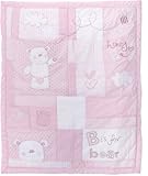Obaby B is for Bear Set includes Quilt and Bumper (Pink)
