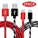 Produktbild Rusee USB C Kabel auf USB 3.0 A [2 Stück, 2m], Aluminum Typ C 3.0 Kabel Type C Ladekabel Nylon Datenkabel für Samsung Galaxy S8/S8 Plus/Note 8,Huawei P10/Mate 10,Nexus 5X/6P,OnePlus 3/5/5T,HTC 10/U11