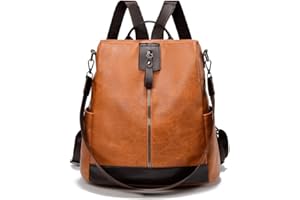 Wishliker Anti Theft Waterproof Artificial Leather Backpack Women