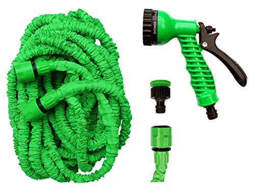 Gartenschlauch Magic Hose Flexi Hose Schlauch Wasserschlauch Zauberschlauch, 30 m, Grün, 10100