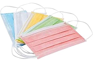 Earleye0 Enfants 50Pcs jetable 3 Couches Face Scarf Bandana