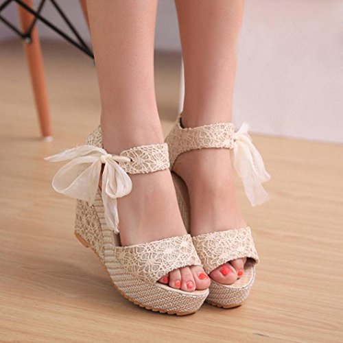Damen Sommer Schuhe Xinan Slipper Hang mit Flip Flops Sandalen (35, Weiß) - 2