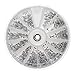 2400 X Silver Clear Nail Art Rhinestone Round Diamante 1.5mm Glitter Gem Wheel