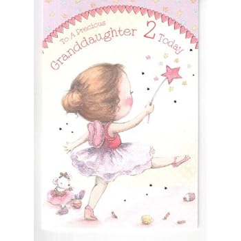 granddaughter age 2 birthday card