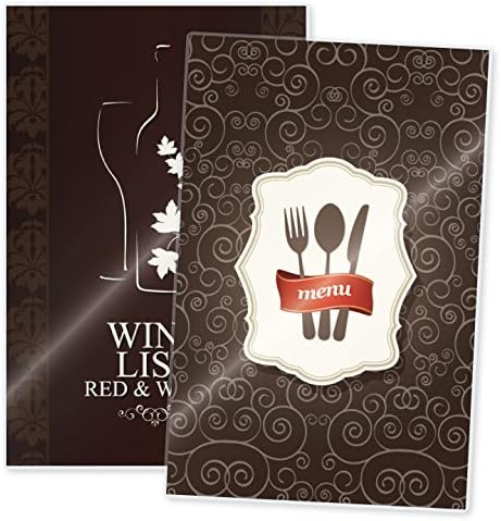 TruLam 3 Mil Mini Menu Laminating Pouches, 11-1/4 x 17-1/4 Inches (LP03MMENU)