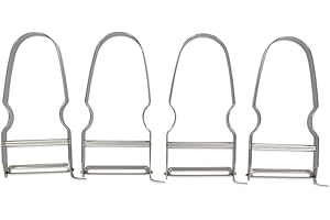 FACKELMANN FM Professional 21729 Éplucheurs à légumes, Lot de 4 éplucheurs de type rasoirs à légumes, Économes, Épluche légumes, Acier inoxydable, Argenté, 11,5 x 6 cm