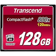 Transcend TS128GCF800 - Memoria Compact Flash de 128 GB