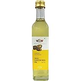 WOW ZIP - GO HERBS & NUTRITION - Castor Oil - 500ml | 100% Natural Cold Pressed Arandi Seed Oil | Help Hair Growth, Hydrates 