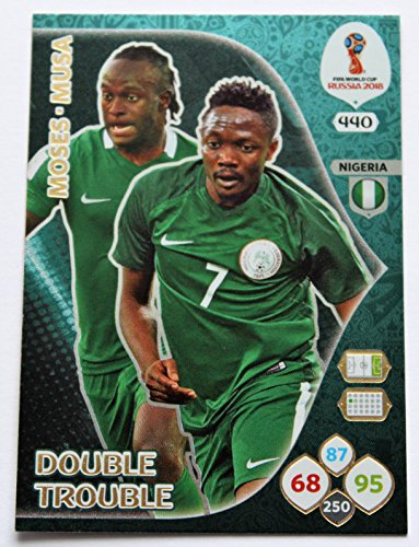 Preisvergleich Produktbild Panini Adrenalyn XL WM 2018 Russland - Moses + Musa Nigeria Double Trouble