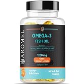 Aromel Omega 3 Balık Yağı 90 ad Softgel 1200 mg Y&uuml;ksek Omega Kaynağı