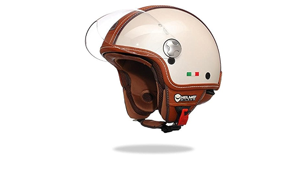 Helmo pelledura Jet White Xs 53-54 cm Motorcycle Helmet XS 53-54 cm :  Amazon.co.uk: Automotive