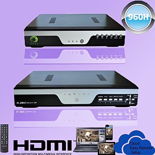 4Channel 960H Mobile Network CCTV DVR Camera Digital Video Recorder CLOUD + Tenda USB Wireless (HDD: 2TB)