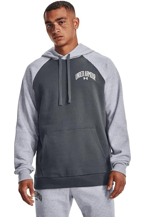 Under armour rival colorblock hoodie Clearance