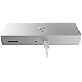 Razer Thunderbolt 4 Dock (Mercury) - Premium Hub with RGB Lighting for Windows and Mac (10 ports in one, output to two 4K displays or one 8K display) White