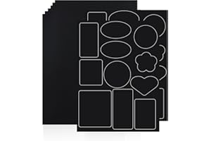 Anrbb 8 toppe di riparazione in nylon autoadesive impermeabili, per riparare piumini, giacche, tende, sacchi a pelo (nero)