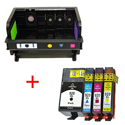 OYAT® 1x HP 920 Druckkopfe und HP 920 Tintenpatronen für HP OfficeJet 6000 6500 6500A 7000 7500A Drucker